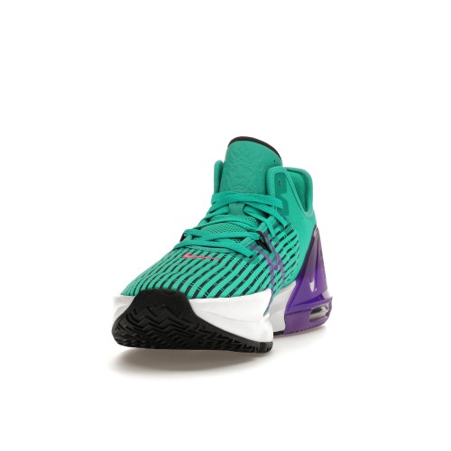 Кроссы Nike LeBron Witness 6 Clear Emerald Wild Berry - мужская сетка размеров