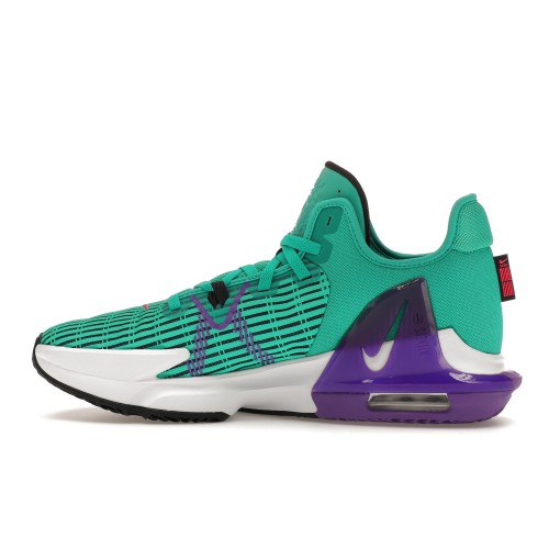 Кроссы Nike LeBron Witness 6 Clear Emerald Wild Berry - мужская сетка размеров