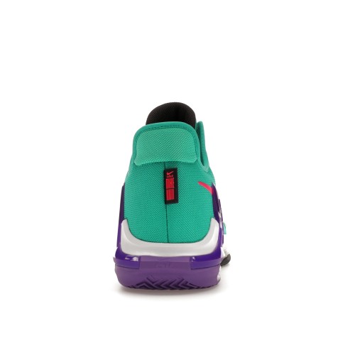 Кроссы Nike LeBron Witness 6 Clear Emerald Wild Berry - мужская сетка размеров
