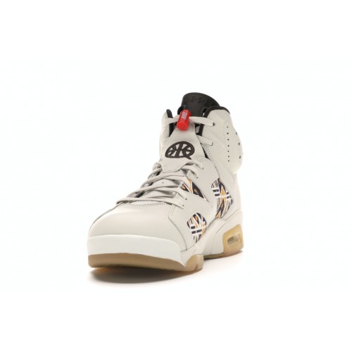 Кроссы Jordan 6 Retro Quai 54 Sail Brown (2020) - мужская сетка размеров