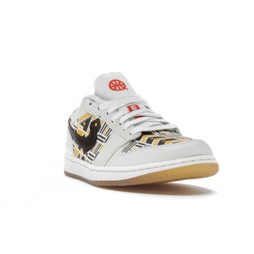 Кроссы Jordan 1 Low Quai 54 (2020) - мужская сетка размеров