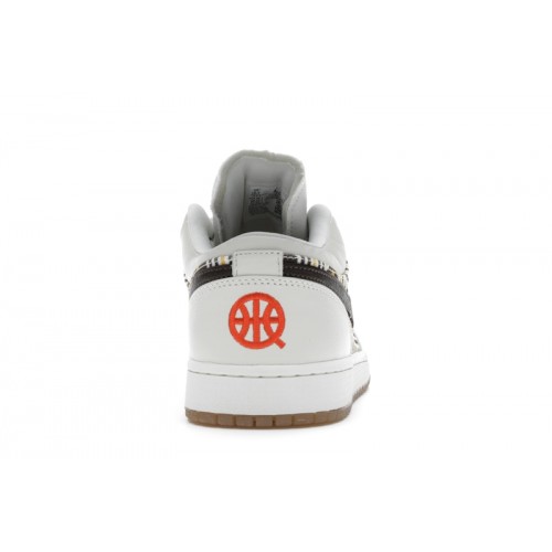 Кроссы Jordan 1 Low Quai 54 (2020) - мужская сетка размеров