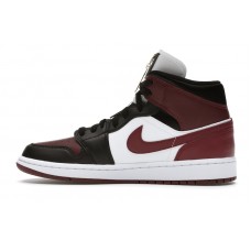 Женские Jordan 1 Mid SE Black Dark Beetroot (W)