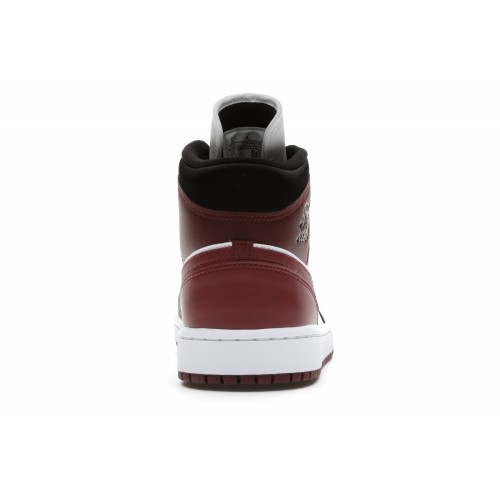 Кроссы Jordan 1 Mid SE Black Dark Beetroot (W) - женская сетка размеров