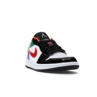 Женские Jordan 1 Low Multi-Color Black Toe (W)