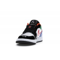 Женские Jordan 1 Low Multi-Color Black Toe (W)