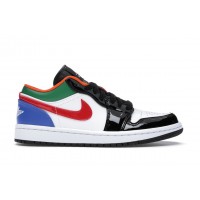 Женские кроссовки Jordan 1 Low Multi-Color Black Toe (W)
