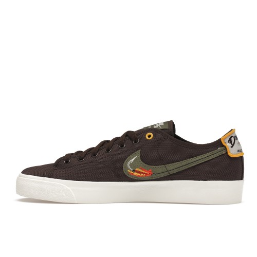 Кроссы Nike SB Blazer Court Daan Van Der Linden Baroque Brown - мужская сетка размеров