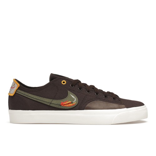 Кроссы Nike SB Blazer Court Daan Van Der Linden Baroque Brown - мужская сетка размеров