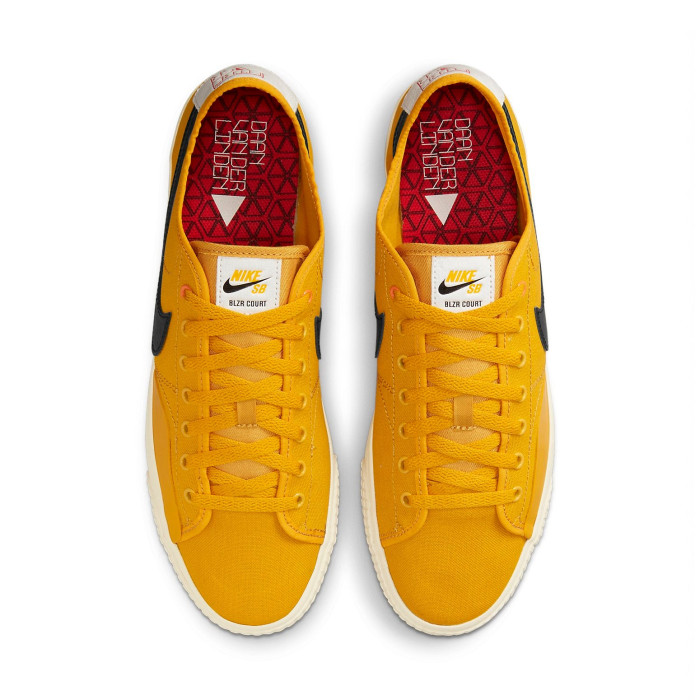 Nike SB Blazer Court Daan Van Der Linden Dark Sulfur - мужская сетка размеров Nike SB Blazer Court Daan Van Der Linden Dark Sulfur - мужская сетка размеров