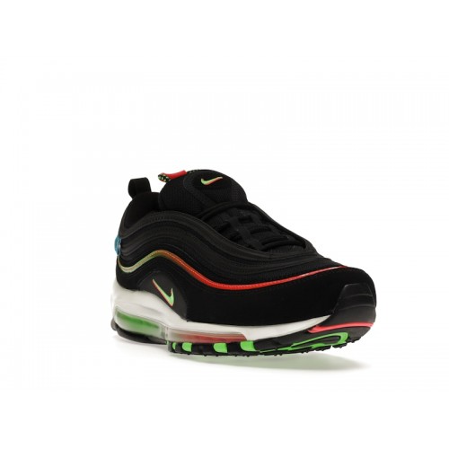 Кроссы Nike Air Max 97 Worldwide Black - мужская сетка размеров