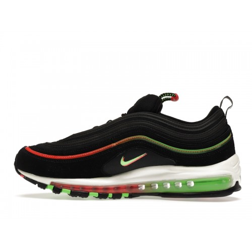 Кроссы Nike Air Max 97 Worldwide Black - мужская сетка размеров