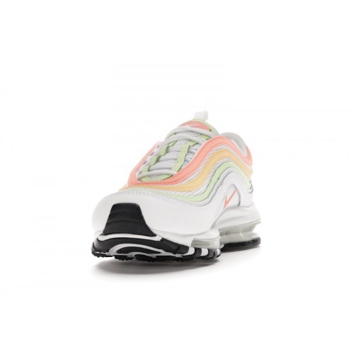 Кроссы Nike Air Max 97 Melon Tint Barely Volt Atomic Pink (W) - женская сетка размеров