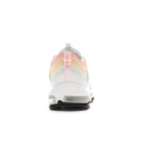 Кроссы Nike Air Max 97 Melon Tint Barely Volt Atomic Pink (W) - женская сетка размеров