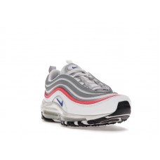 Женские Nike Air Max 97 Metallic Silver Flash Crimson Racer Blue (W)