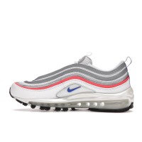 Женские Nike Air Max 97 Metallic Silver Flash Crimson Racer Blue (W)