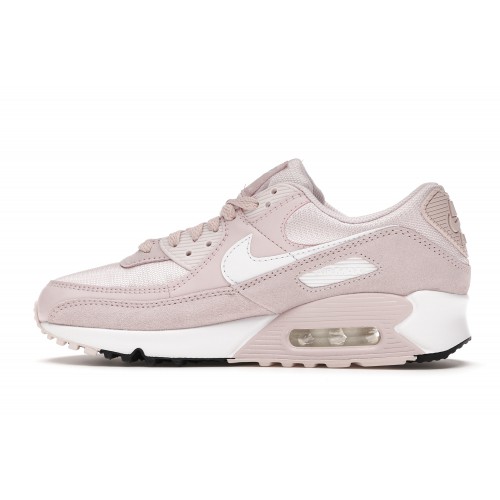 Кроссы Nike Air Max 90 Barely Rose (W) - женская сетка размеров