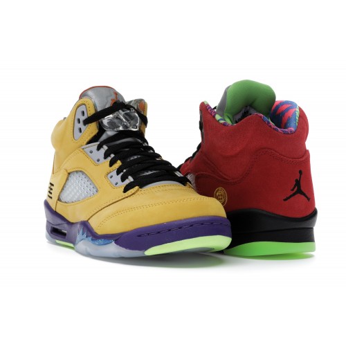 Кроссы Jordan 5 Retro What The (GS) - подростковая сетка размеров