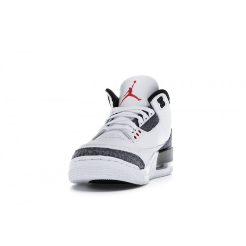 Кроссы Jordan 3 Retro SE Fire Red Denim (2020) - мужская сетка размеров