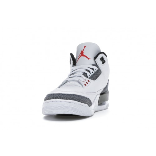 Кроссы Jordan 3 Retro SE-T CO.JP Fire Red Denim - мужская сетка размеров