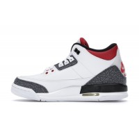 Подростковые Jordan 3 Retro SE Fire Red Denim (GS)