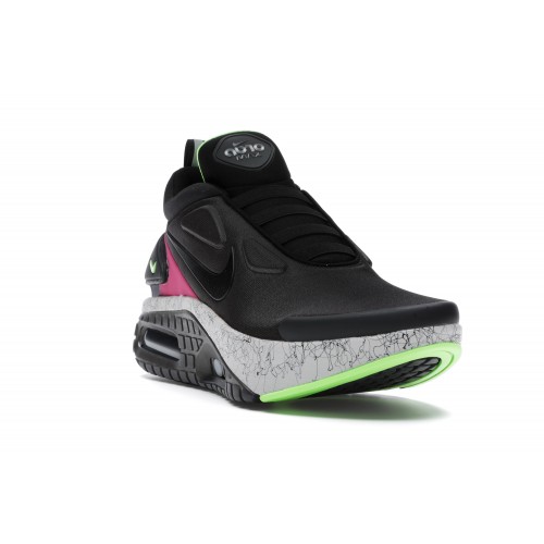 Кроссы Nike Adapt Auto Max Black Laser Fuchsia Electro Green (US Charger) - мужская сетка размеров