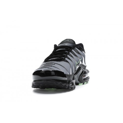 Кроссы Nike Air Max Plus Black Particle Grey Vapour Green - мужская сетка размеров