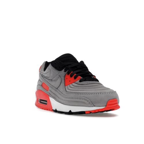 Кроссы Nike Air Max 90 Night Silver Bright Crimson - мужская сетка размеров