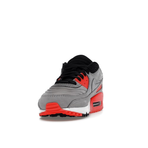 Кроссы Nike Air Max 90 Night Silver Bright Crimson - мужская сетка размеров