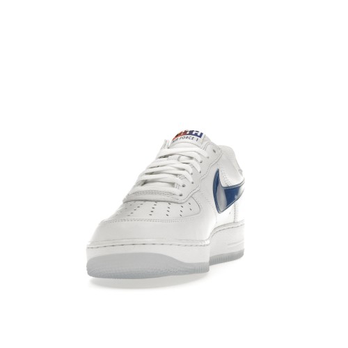 Кроссы Nike Air Force 1 Low Kith Knicks Home - мужская сетка размеров