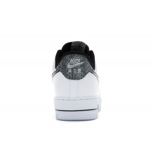Кроссы Nike Air Force 1 Low 07 White Metallic Silver - мужская сетка размеров