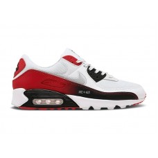 Nike Air Max 90 White Black Red Gradient