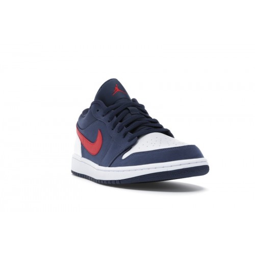 Кроссы Jordan 1 Low USA - мужская сетка размеров