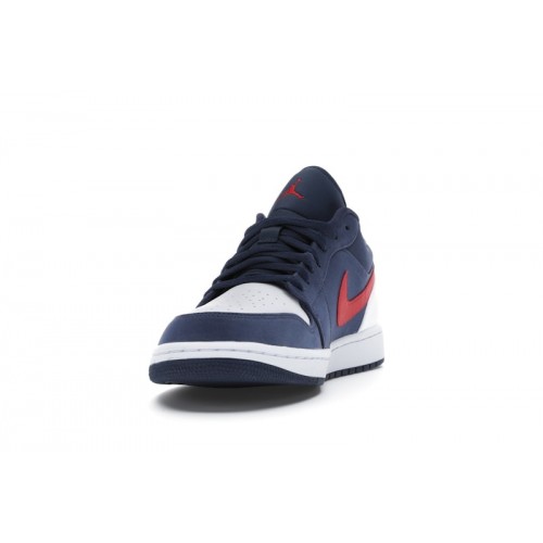 Кроссы Jordan 1 Low USA - мужская сетка размеров