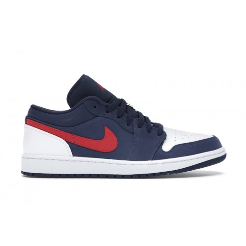 Кроссы Jordan 1 Low USA - мужская сетка размеров
