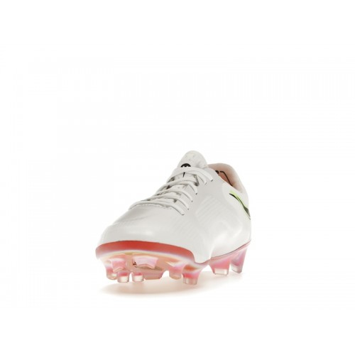 Nike Tiempo Legend 9 Elite FG White Pink Blast - мужская сетка размеров
