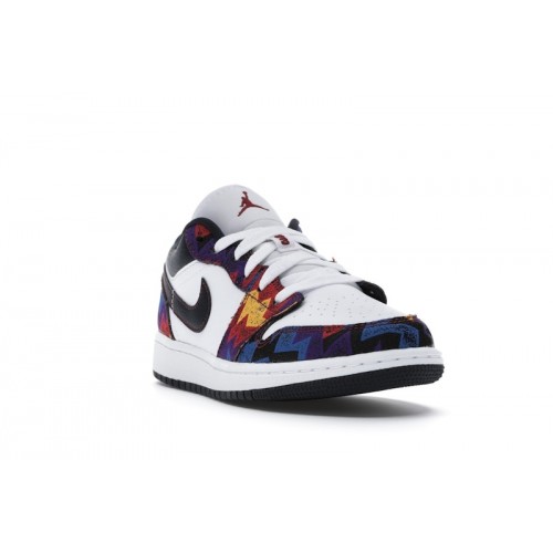 Air Jordan 1 Low SE GS Nothing But Net - подростковая сетка размеров