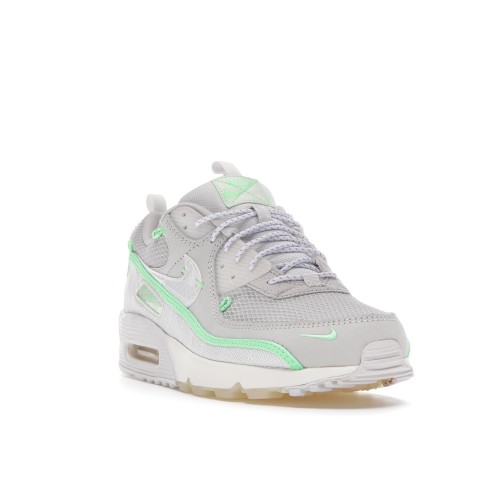 Кроссы Nike Air Max 90 Sail Neon Green - мужская сетка размеров