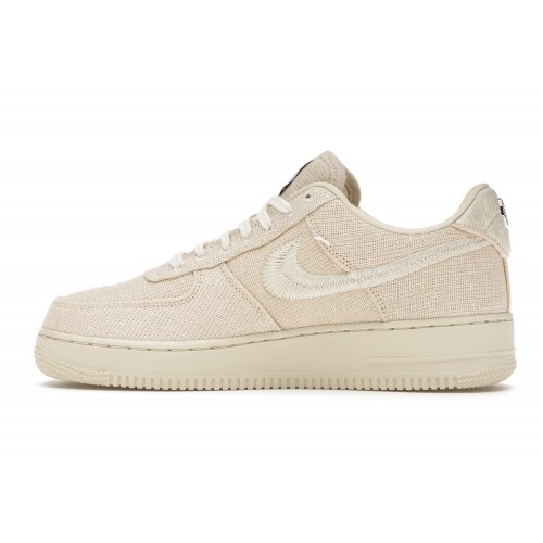 Кроссы Nike Air Force 1 Low Stussy Fossil - мужская сетка размеров