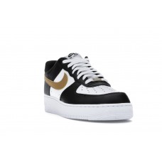 Кроссовки Nike Air Force 1 Low Black White Metallic Gold