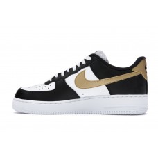 Кроссовки Nike Air Force 1 Low Black White Metallic Gold
