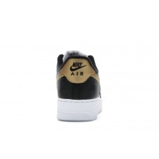 Кроссовки Nike Air Force 1 Low Black White Metallic Gold