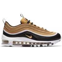 Подростковые кроссовки Nike Air Max 97 Metallic Gold Black White (GS)