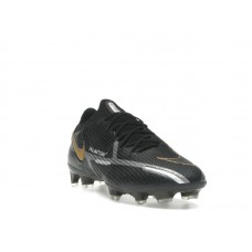 Nike Phantom GT2 Elite FG Black Metallic Dark Grey Metallic Gold