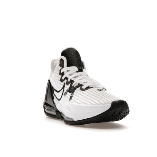 Кроссы Nike LeBron Witness 6 TB White Black - мужская сетка размеров