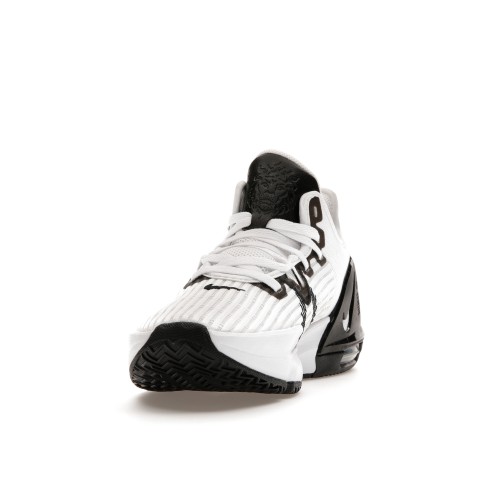 Кроссы Nike LeBron Witness 6 TB White Black - мужская сетка размеров