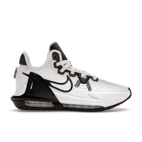 Кроссы Nike LeBron Witness 6 TB White Black - мужская сетка размеров