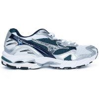 Mizuno Wave Rider 10 White Baritone Blue