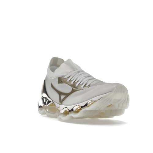 Кроссы Mizuno Wave Prophecy Hajime Sorayama Champagne Gold - мужская сетка размеров