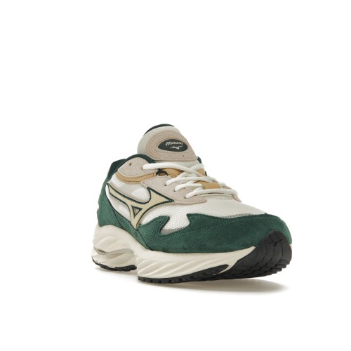 Кроссы Mizuno Wave Rider Beta Cream Green - мужская сетка размеров